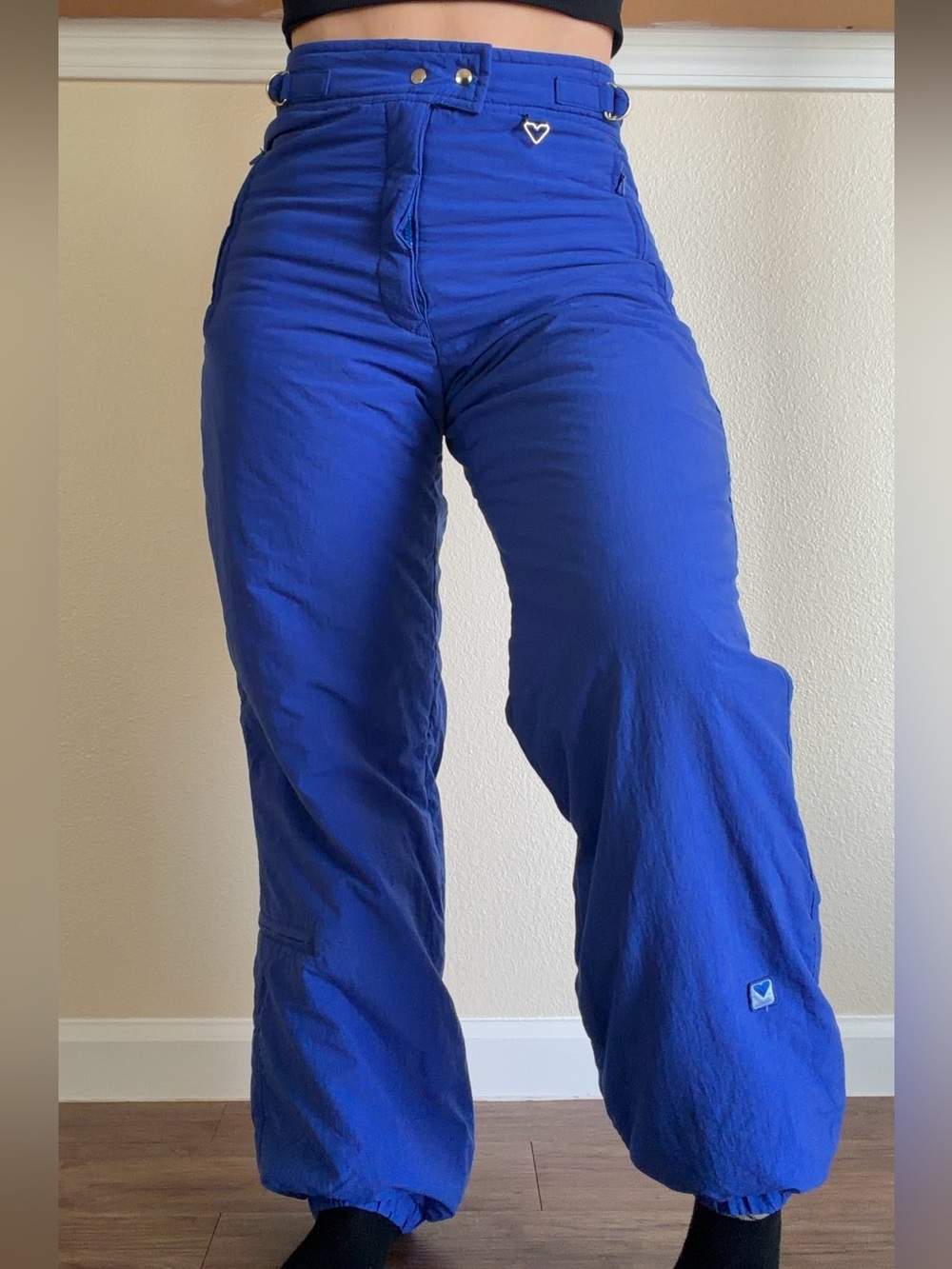 Electric Blue Obermeyer High Waisted Ski Pants
